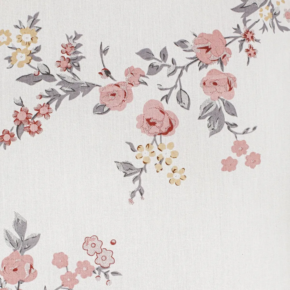 Swayam Malus Pink Barron florel Veda Extra Large Double Bedsheet with 2 pillow cover