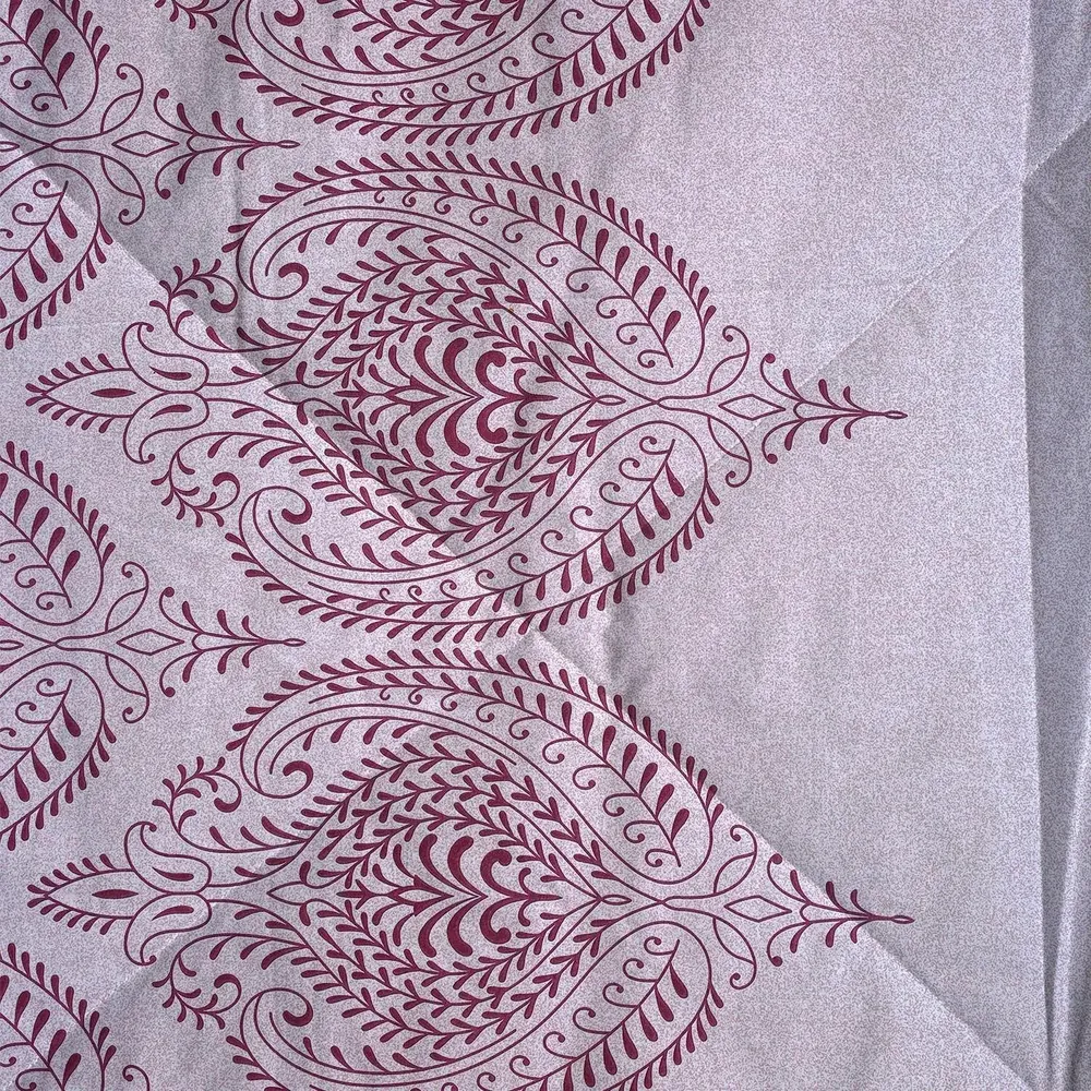 Swayam Pink Traditional Pattern Double Bed Winter Quilt