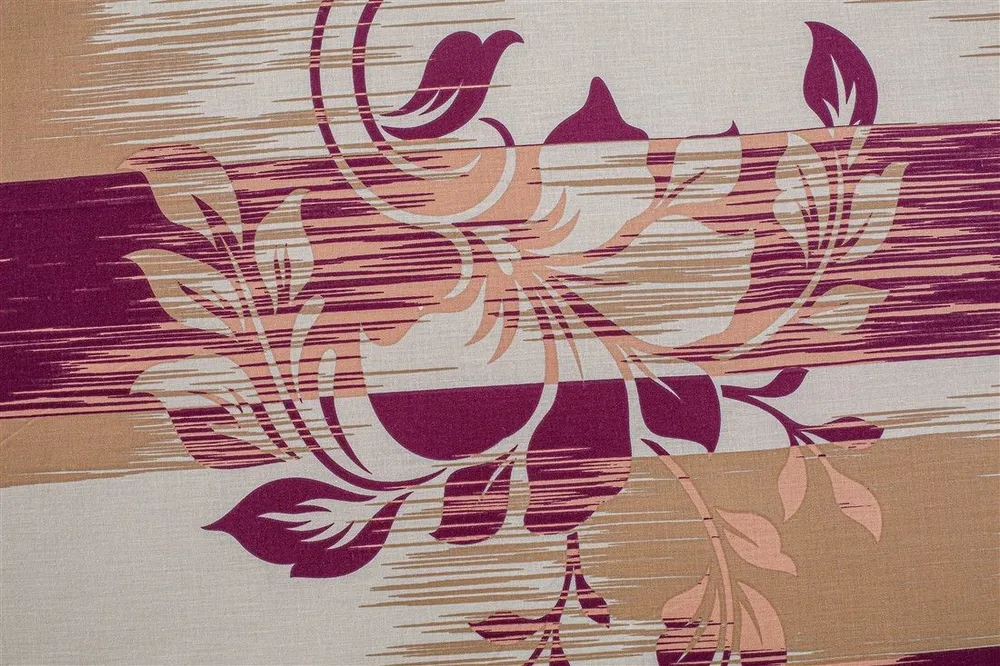 Swayam Rosewood Hazel leaf print Veda Bedding Set