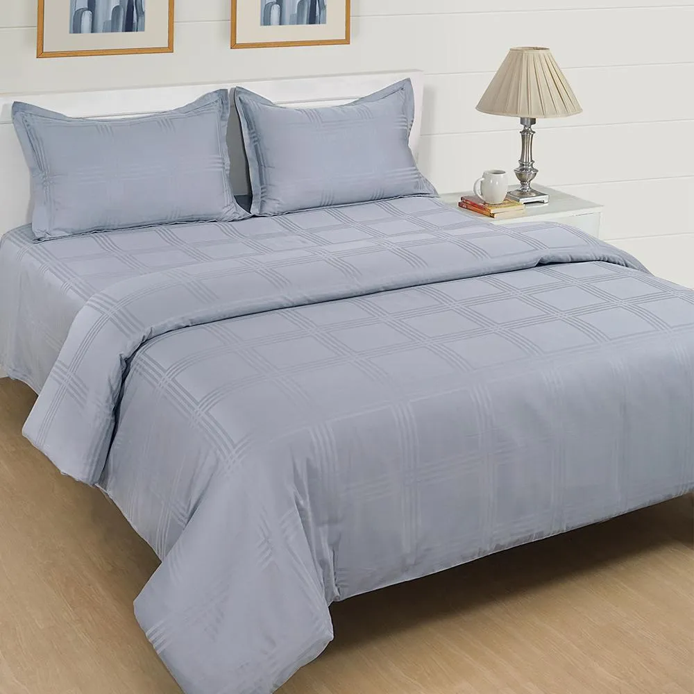 Swayam Silver Saffron Premium Bed in a Bag Set