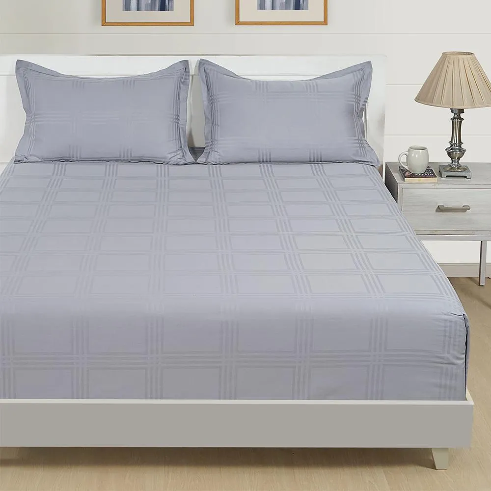 Swayam Silver Saffron Premium Bed in a Bag Set