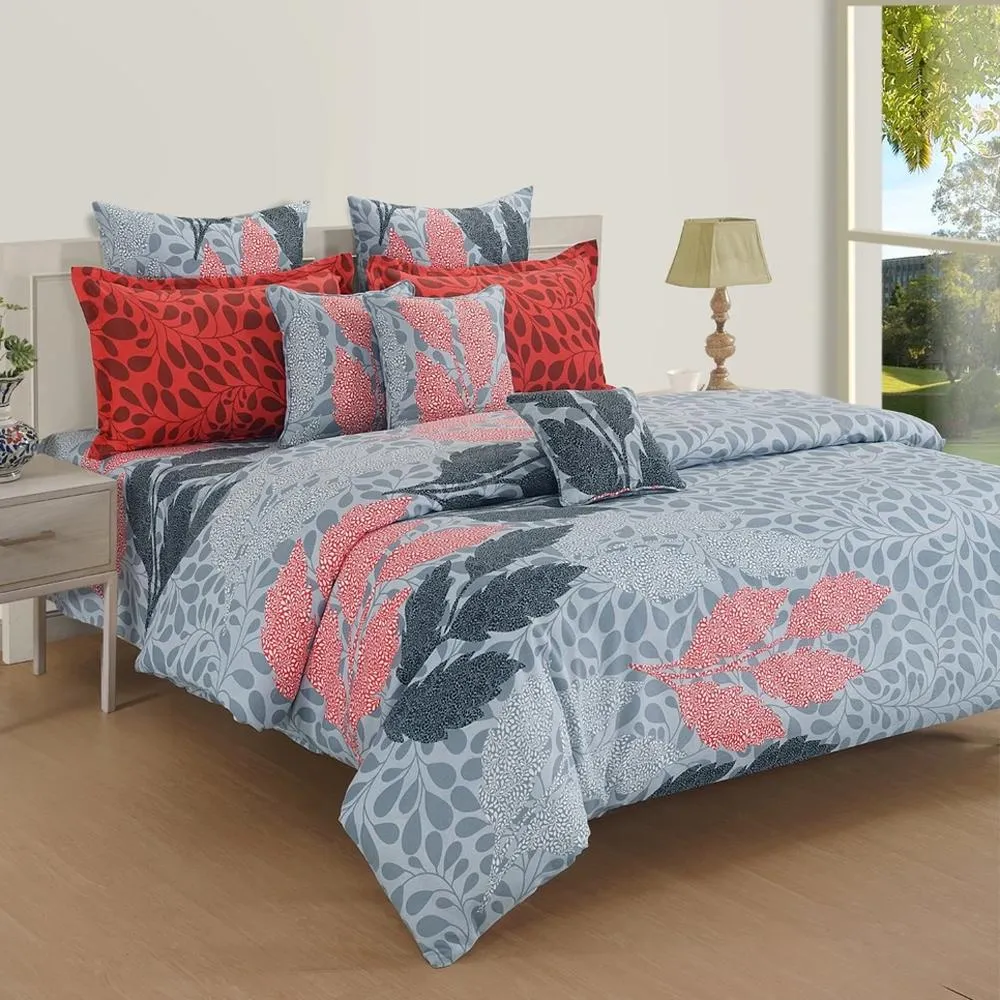 Swayam Sparkle Multicolored Floral Double Bedsheet Double Bedsheet (90 x 100 Inches)