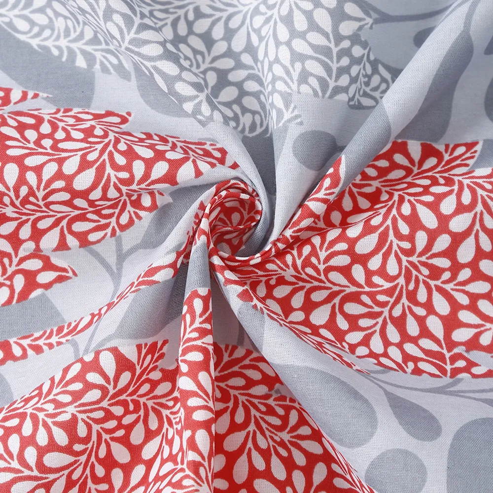 Swayam Sparkle Multicolored Floral Fitted Double Bedsheet