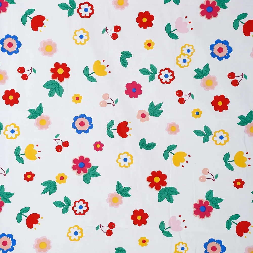 Swayam Sprinkled Floral Pattern Blended Cotton Double Bed Comforter