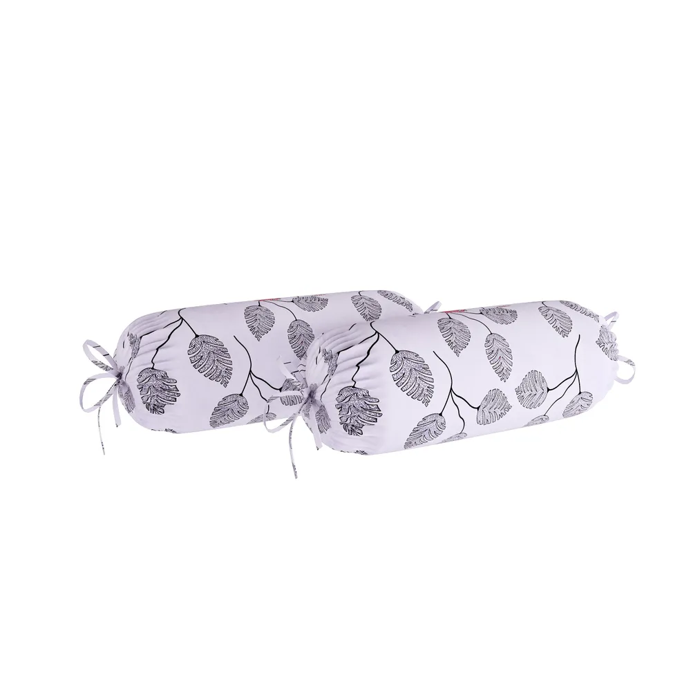 Swayam Veda 100% Pure Cotton Alluring Black & White, Leaf Print Diwan Set, Pack of 6