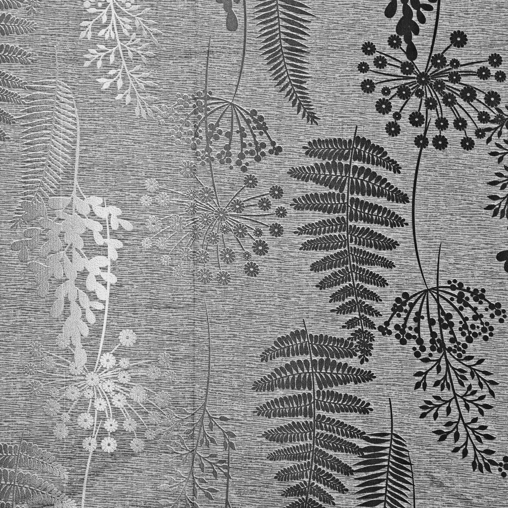 Swayam Zinnia 100% Pure Cotton Dark Brown Leaf Print Diwan Set pack Of 6