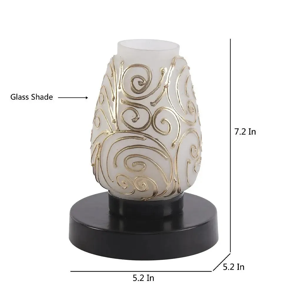 Swirl Multicolor Mosaic Table Lamp