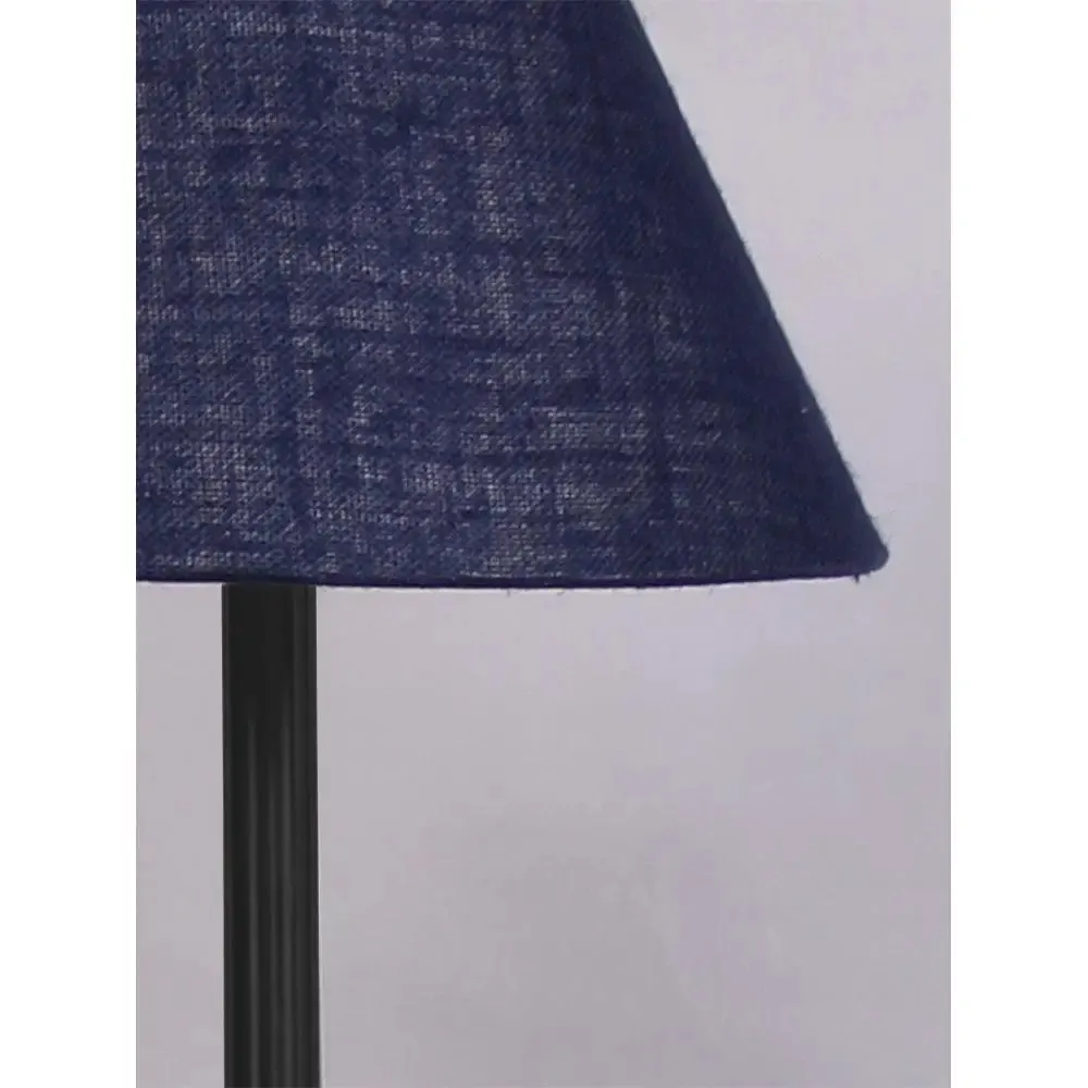 Tall Blue Standing Lamp for Living Room