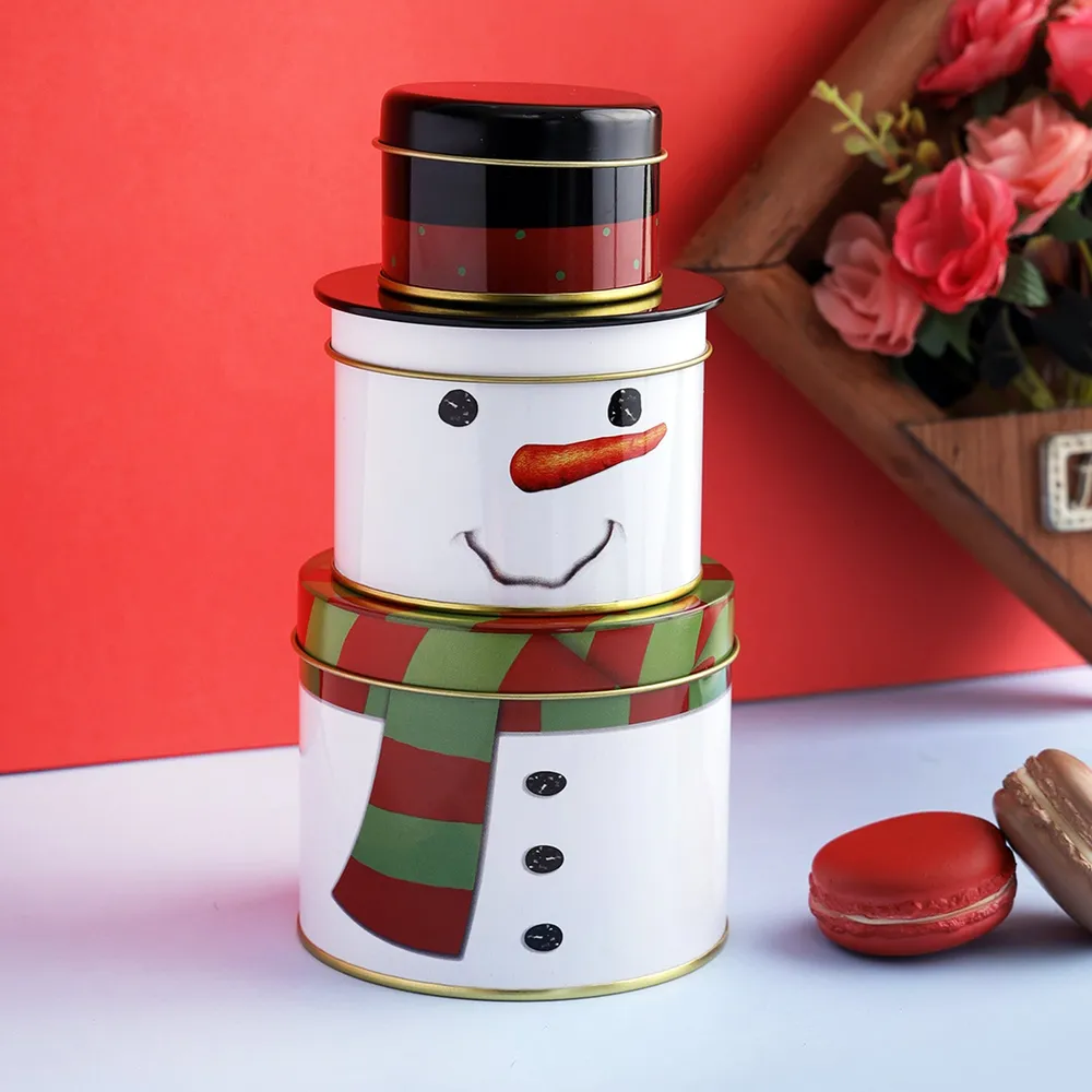 Tall Snowman Vintage Designer Box