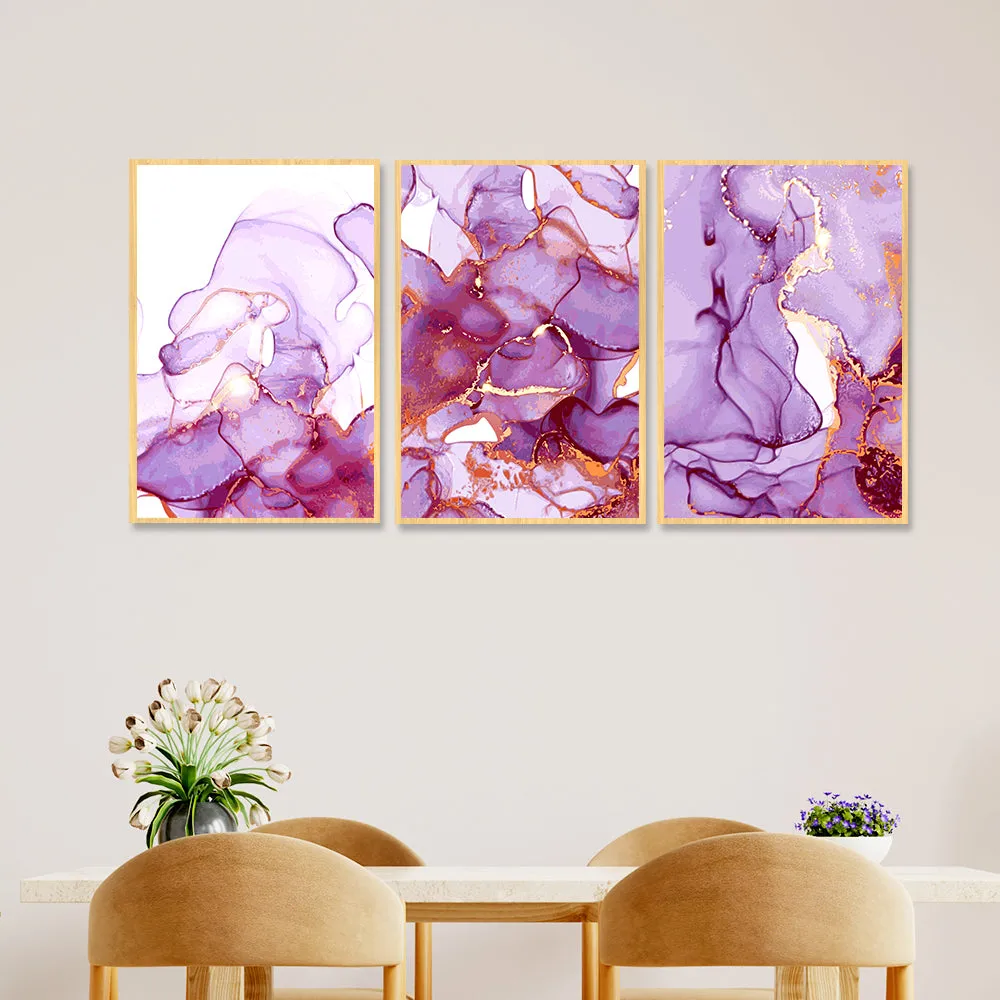 Tangled Abstract Wall Frame Set of 3