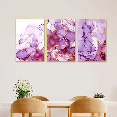 Tangled Abstract Wall Frame Set of 3