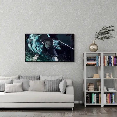 Tanjiro Kamado Demon Slayer Anime Canvas Wall Painting