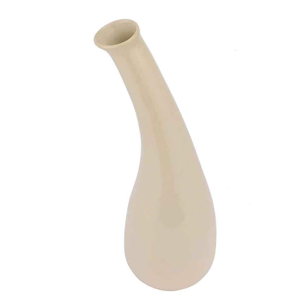 Tapered Nordic Motif Ceramic Flower Vase