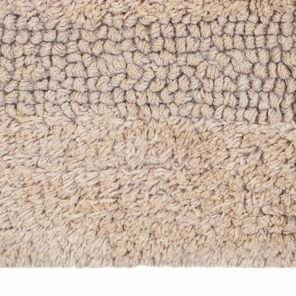 Taupe Designer Cotton Bath Runner (55x150) cm Single Piece