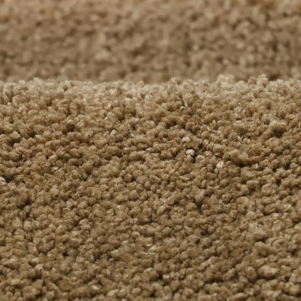 Taupe Microfibre Bordered Premium Bathmat