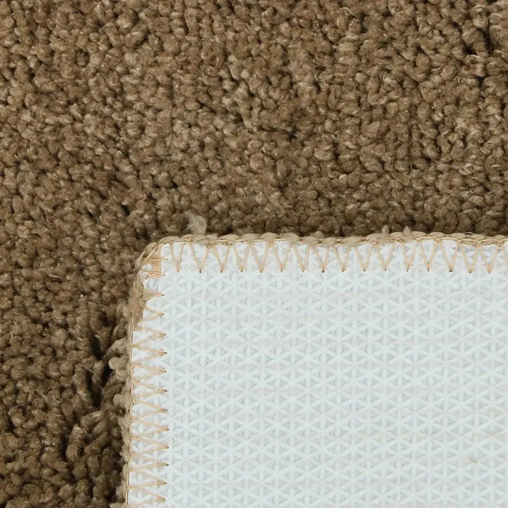 Taupe Microfibre Premium Plain Bathmat (40 x 60) cm
