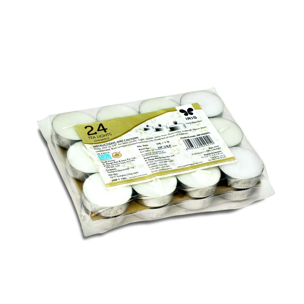 Tea Lights Set Of 100 Single Piece