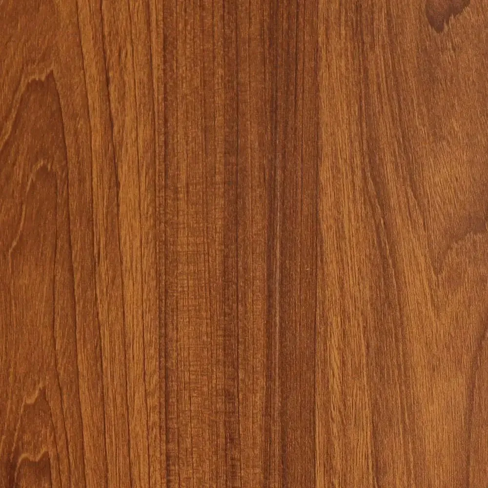 Teak Engineered 2 Door Wardrobe With Mirror