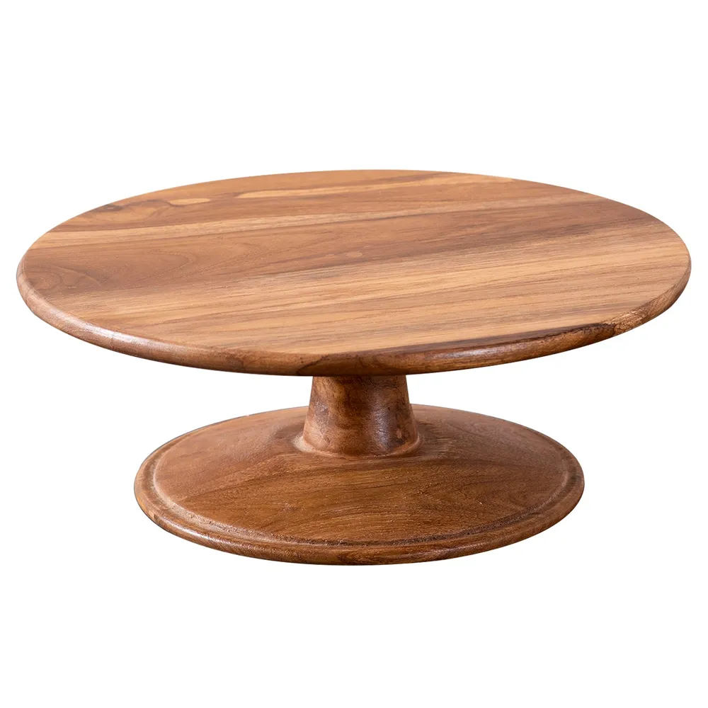 Teak Wood Classic MDF Cake Stand