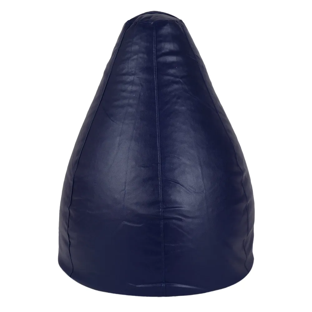 Tear Drop Designed Blue Bean Bag Cover  (L,XL,XXL,XXXL, Jumbo) Large - 34x21x21 cm