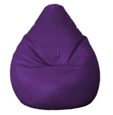Tear Drop Designed Lavender Bean Bag Cover (L,XL,XXL,XXXL, Jumbo) Large - 34x21x21 cm