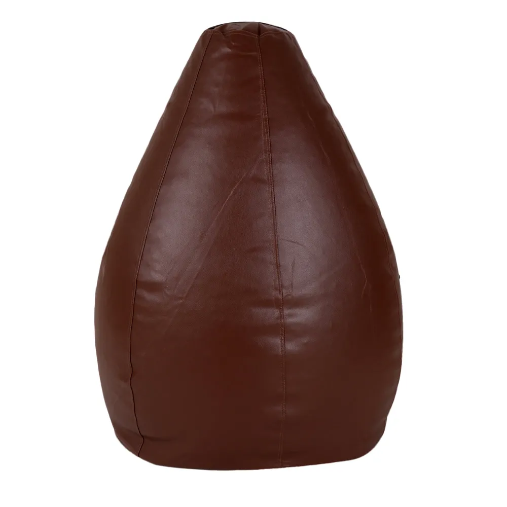 Tear Drop Designed Tan Bean Bag Cover  (L,XL,XXL,XXXL, Jumbo) Large - 34x21x21 cm