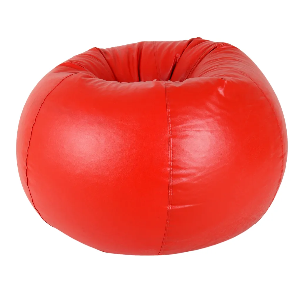 Tear Drop Tangerine Bean Bag Cover  (L,XL,XXL,XXXL, Jumbo) Large - 34x21x21 cm