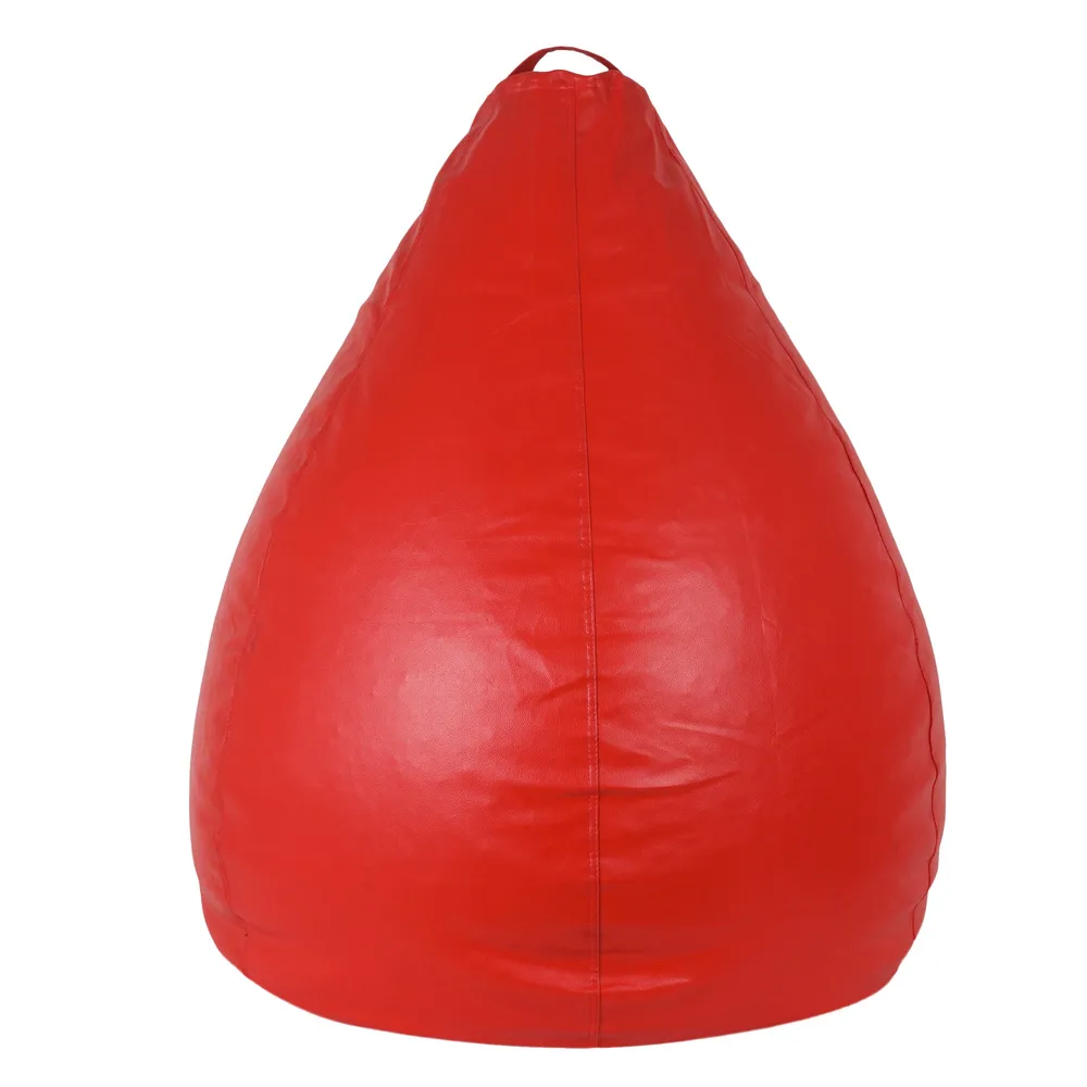 Tear Drop Tangerine Bean Bag Cover  (L,XL,XXL,XXXL, Jumbo) Large - 34x21x21 cm