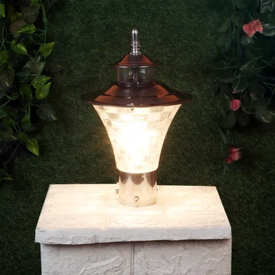 Textured Glass Designer Mini Outdoor Light