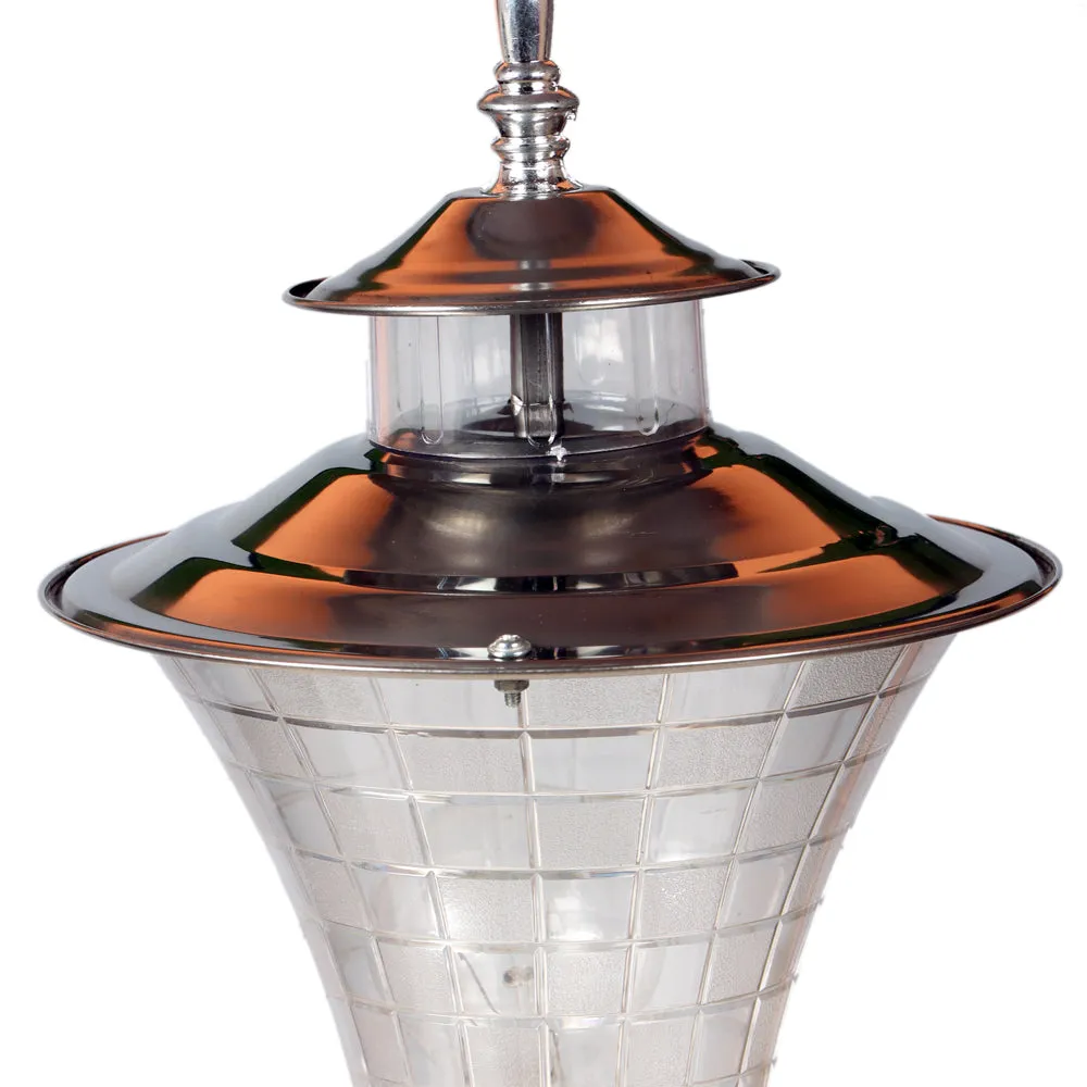 Textured Glass Designer Mini Outdoor Light Single Piece