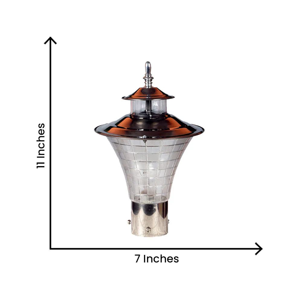 Textured Glass Designer Mini Outdoor Light Single Piece