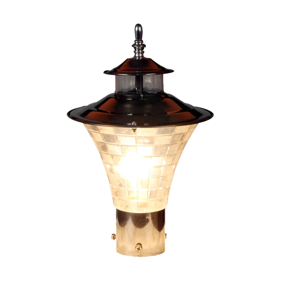 Textured Glass Designer Mini Outdoor Light Single Piece
