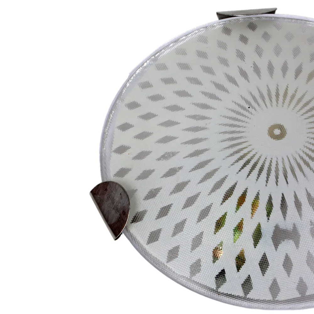 Textured Warm Designer Mini Flush Mount Light