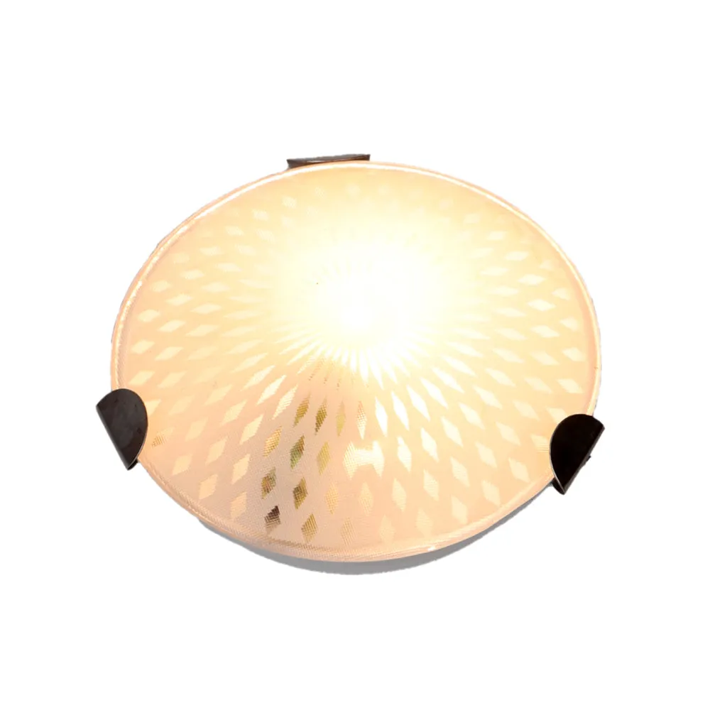 Textured Warm Designer Mini Flush Mount Light