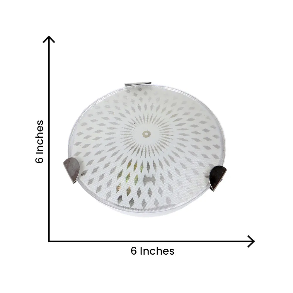Textured Warm Designer Mini Flush Mount Light