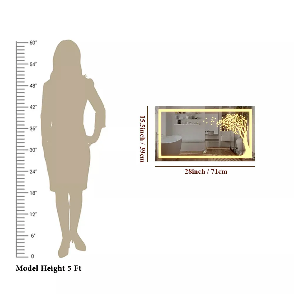 The Autumn Tree LED Bathroom Mirror