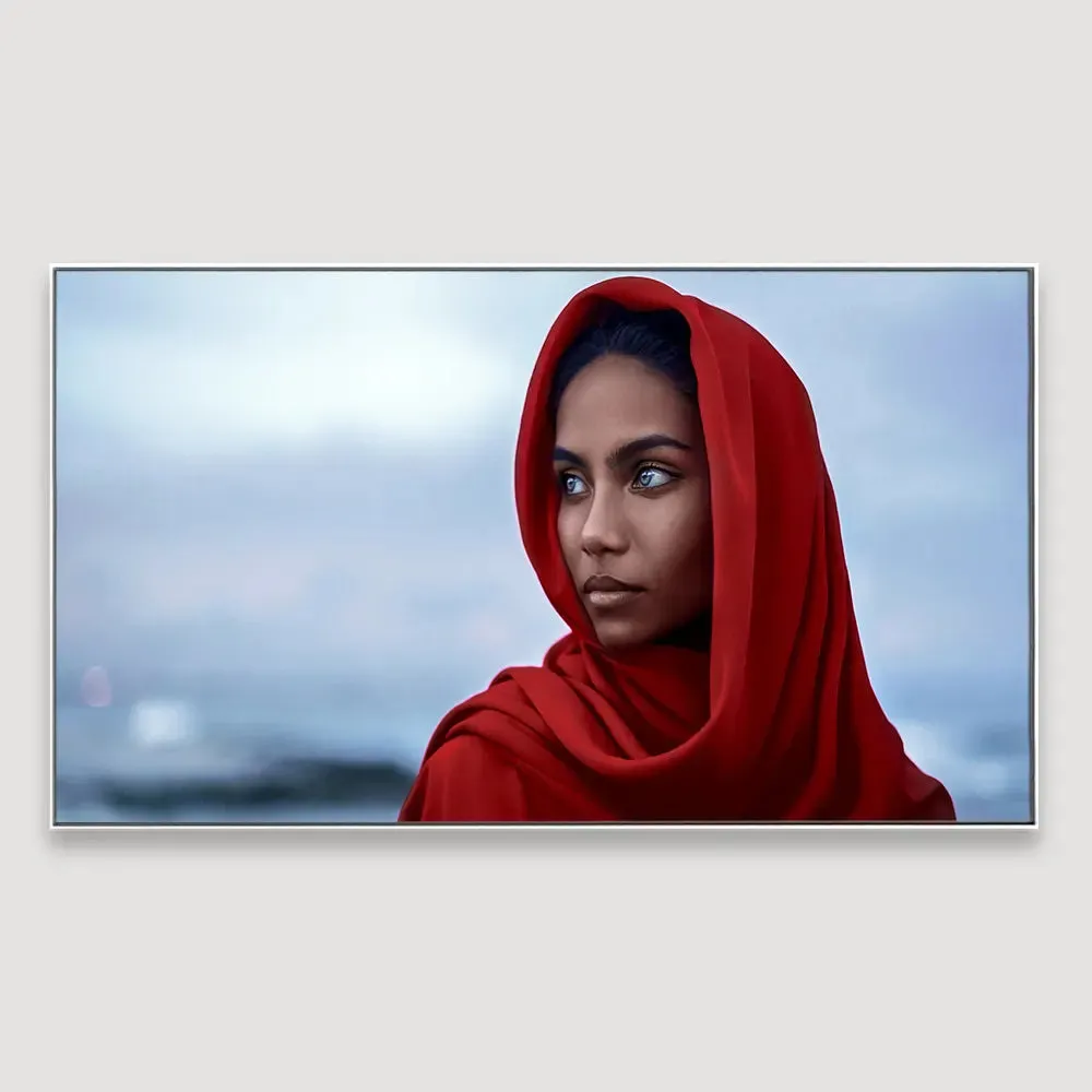 The Beauty of Paranja Women Framed Wall art With Frame