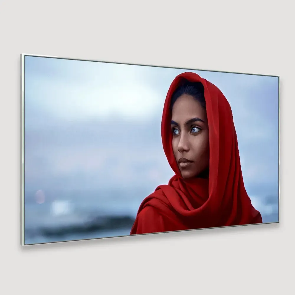 The Beauty of Paranja Women Framed Wall art With Frame