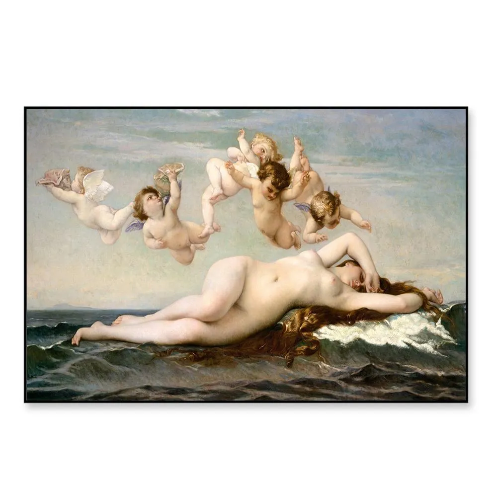 The Birth of Venus 1875 Framed Wall Art With Frame