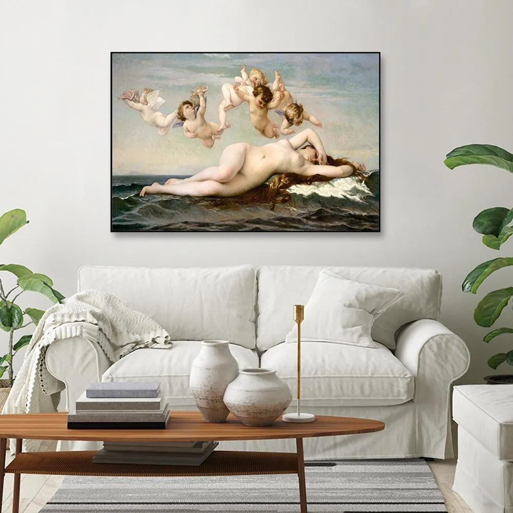 The Birth of Venus 1875 Framed Wall Art With Frame