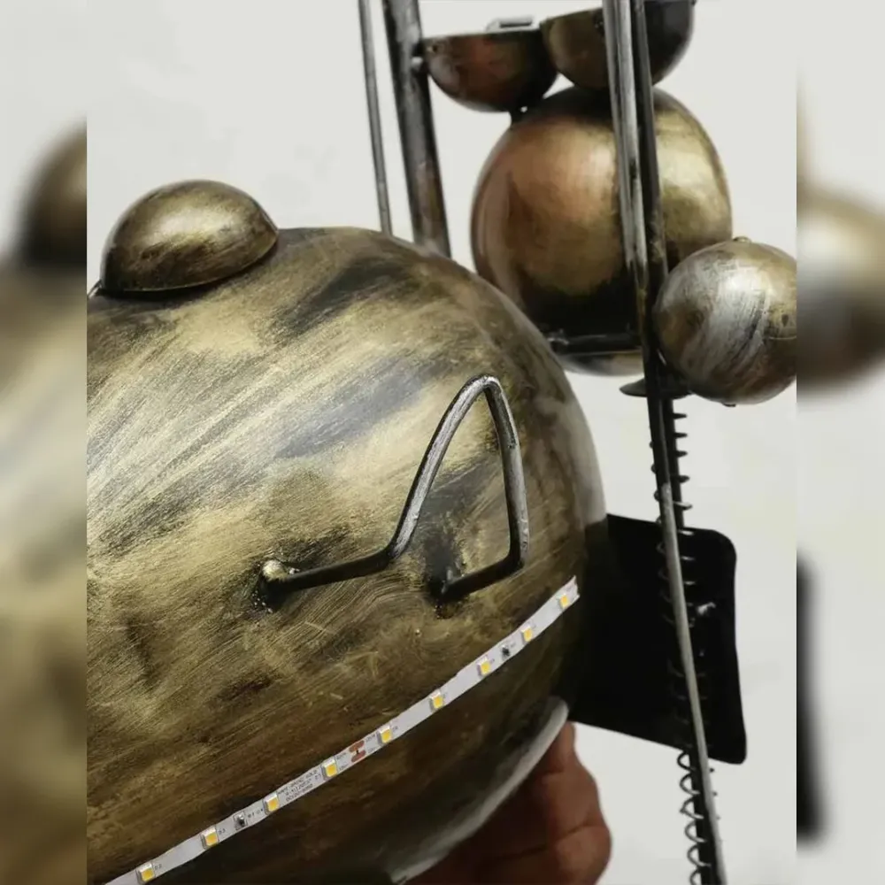 The Bullet Clock Metal Wall Art