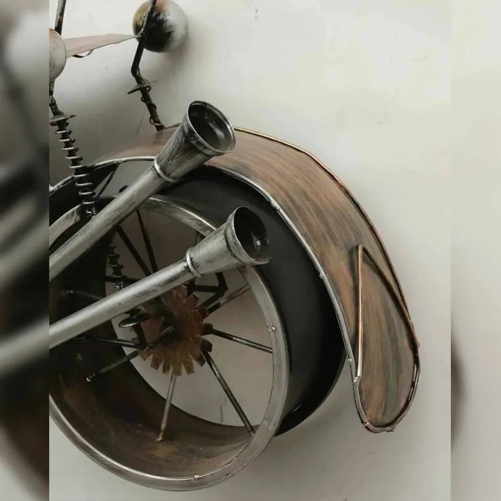 The Bullet Clock Metal Wall Art