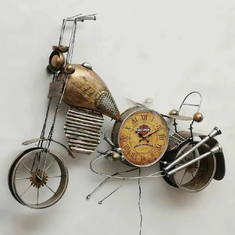 The Bullet Clock Metal Wall Art