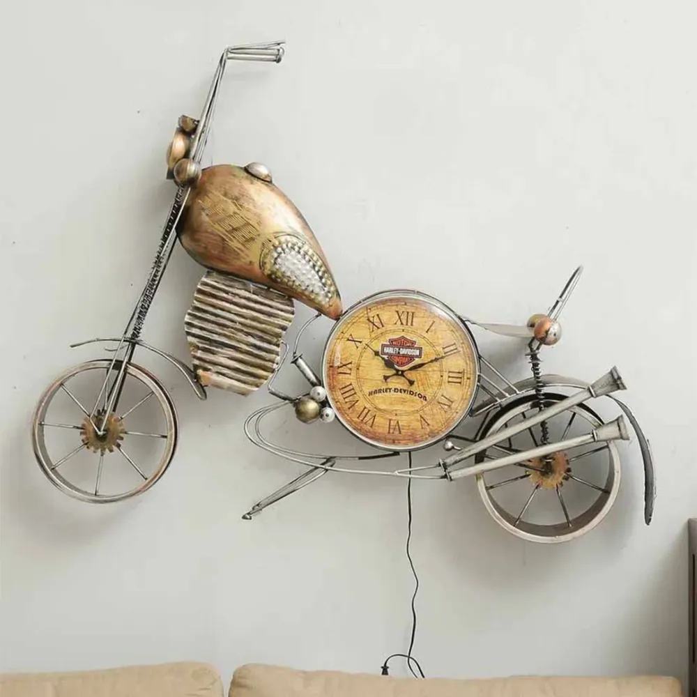 The Bullet Clock Metal Wall Art