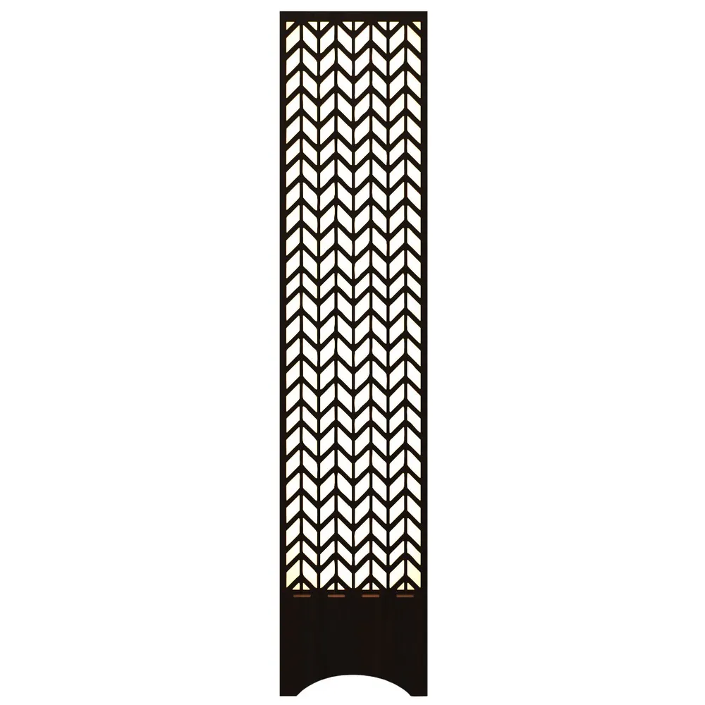 The Chevron Designer Wood Floor Lamp / Floor Light / Modern Lamp