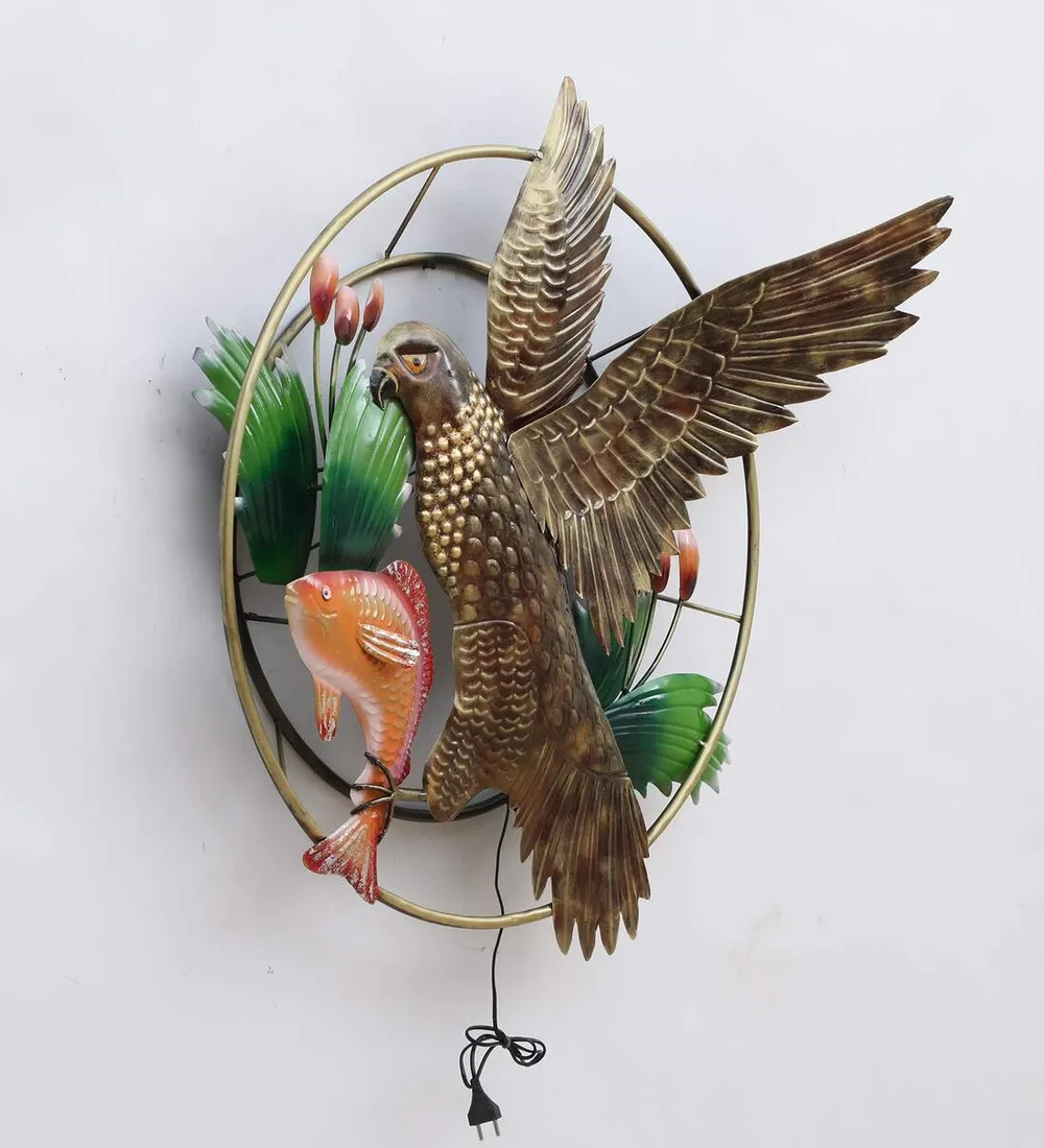The Ferocious Kite LED Metal Wall Decor