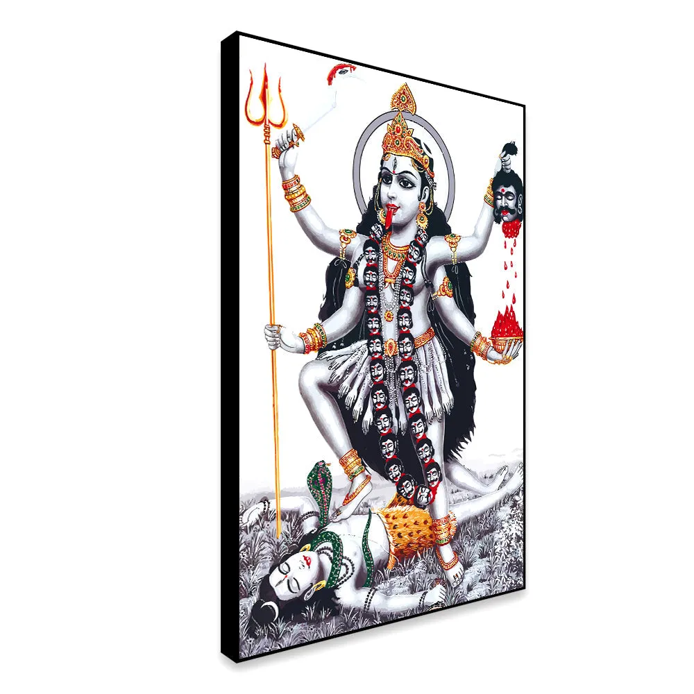 "The Goddess of Power- Kali" Painting / Framed Wallart