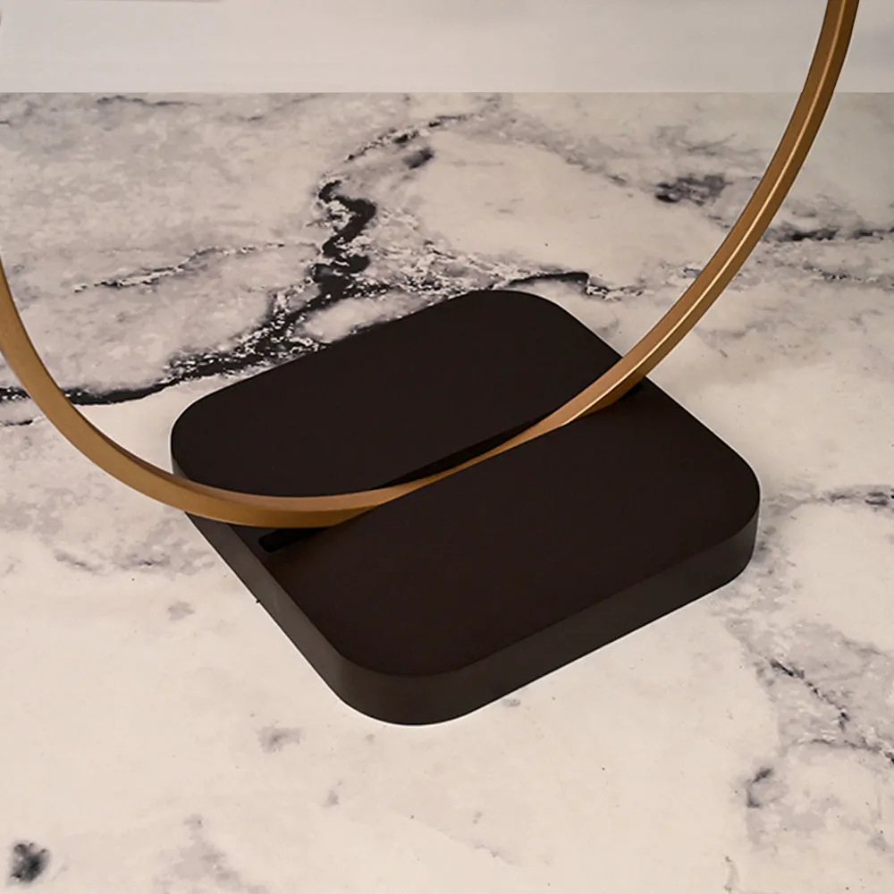 The Golden Halo Classic Metal Side Table Single Piece