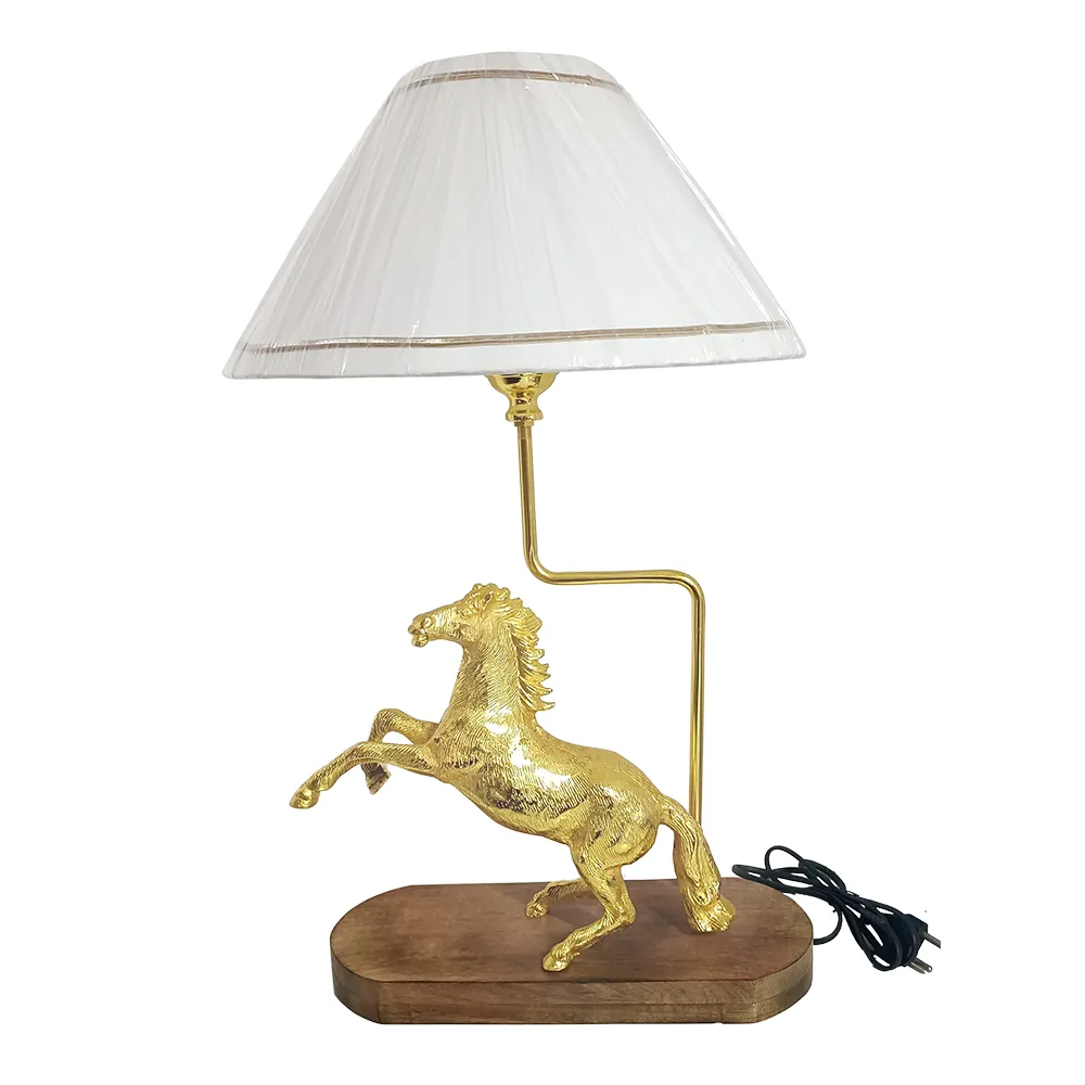 The Golden Stallion Designer Table Lamp