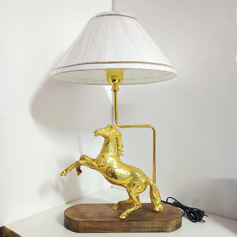 The Golden Stallion Designer Table Lamp